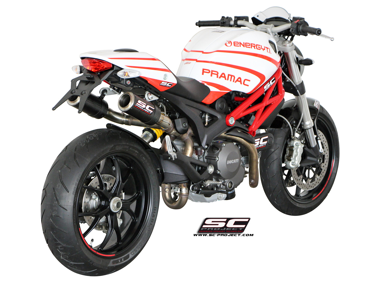 Ducati Monster 696 796 1100 Slip On Cr T Exhaust By Sc