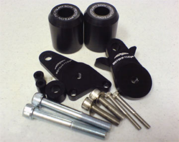Install no cut frame sliders honda cbr #3
