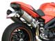 Triumph Speed Triple High Mount Oval Exhaust