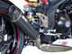 Triumph Speed Triple 2011+ Low Mount Conic Exhaust