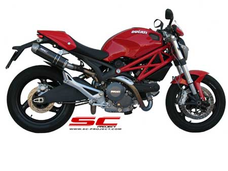 Ducati Monster 696 1100 exhaust