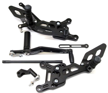 lightech rearsets yamaha r1 yzf-r1 motovation performance accessories