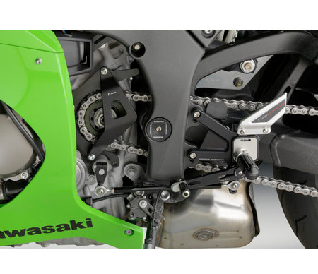 zx10r evo zx-10 ninja rev rizoma rearset rear set peg toe brake shift rod motovation accessories