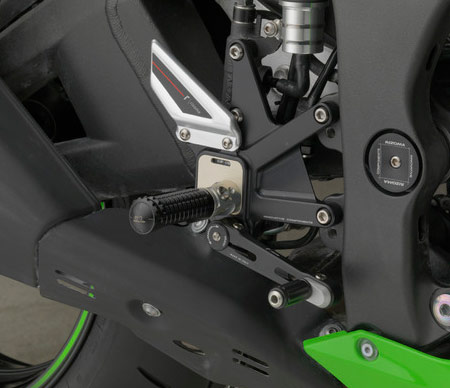 zx10r evo zx-10 ninja rev rizoma rearset rear set peg toe brake shift rod motovation accessories