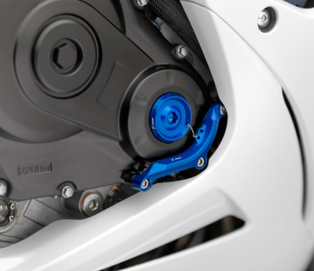 rizoma suzuki gixxer gsx-r 600 750 usa engine guard anodized billet accessories sportbike motorcycle motovation guard