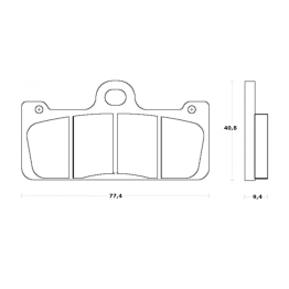 AGPA256 Brake Pad Kit by Accossato Racing