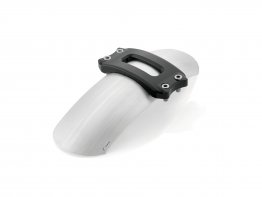 Low Mount Aluminum Front Fender With Front Fork Stabilizer by Rizoma
