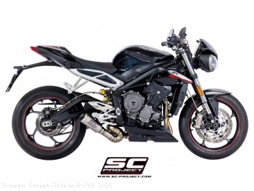 CR-T Exhaust by SC-Project Triumph / Street Triple R 765 / 2021