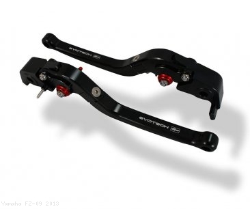 Standard Length Folding Brake and Clutch Lever Set by Evotech Yamaha / FZ-09 / 2013