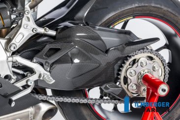 Carbon Fiber Swingarm Cover by Ilmberger Carbon