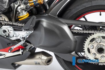 Carbon Fiber Swingarm Cover by Ilmberger Carbon