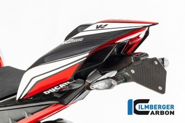 Carbon Fiber License Plate Holder by Ilmberger Carbon Ducati / Panigale V4 S / 2018