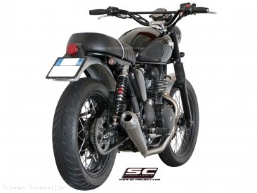 Conic Full System Exhaust by SC-Project Triumph / Bonneville T100 / 2008