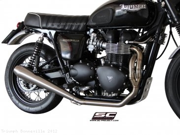 Conic Full System Exhaust by SC-Project Triumph / Bonneville / 2012
