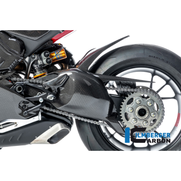 Carbon Fiber Swingarm Cover by Ilmberger Carbon