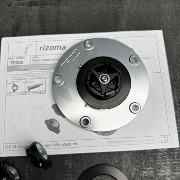 Open Box Rizoma Billet Aluminum Gas Cap