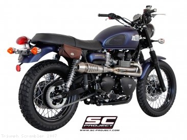 Conic Full System Exhaust by SC-Project Triumph / Scrambler / 2007