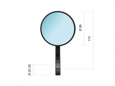 Rizoma ECCENTRICO Universal Mirror