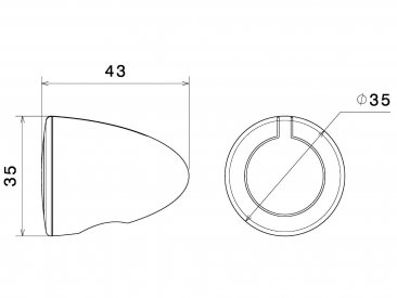 Rizoma "IRIDE" LED Turn Signal