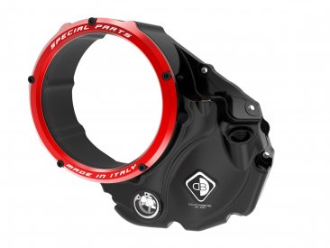 Clear Clutch Cover Oil Bath by Ducabike