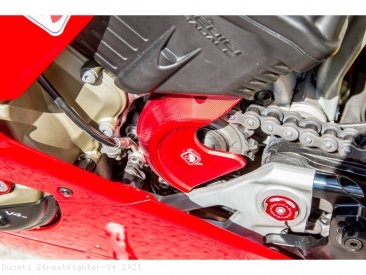 Billet Aluminum Sprocket Cover by Ducabike Ducati / Streetfighter V4 / 2021