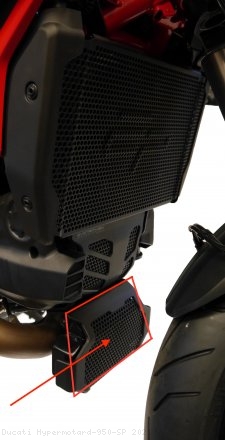 Oil Cooler Guard by Evotech Performance Ducati / Hypermotard 950 SP / 2021