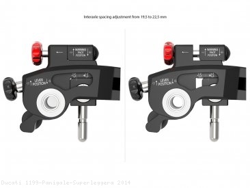 "Ultimate Edition" Adjustable Levers by Ducabike Ducati / 1199 Panigale Superleggera / 2014