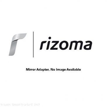 Rizoma Adapter for Bar End Mirrors and Proguard BS819B Triumph / Speed Triple S / 2017
