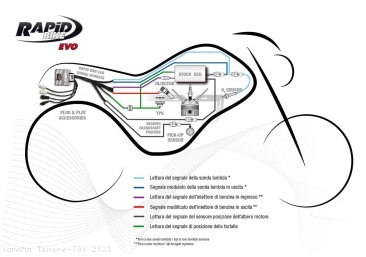 Rapid Bike EVO Fuel Management Tuning Module Yamaha / Tenere 700 / 2021