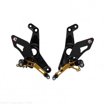 Adjustable Rearsets by Ducabike Ducati / Supersport / 2019