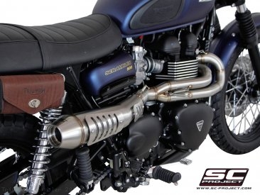 Conic Full System Exhaust by SC-Project Triumph / Scrambler / 2010