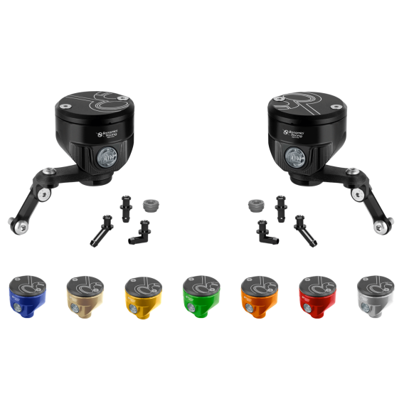 Billet Aluminum Front Brake Fluid Tank by Bonamici