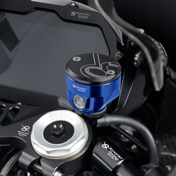 Billet Aluminum Front Brake Fluid Tank by Bonamici