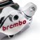 84mm Nickel Plated Axial Rear Billet Caliper by Brembo