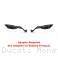 "STEALTH" Naked MAX Winglet Mirror Set by Rizoma Ducati / Monster 1200 / 2021