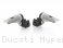 Eccentric Adjustable Footpeg Adapters by Rizoma Ducati / Hypermotard 950 / 2019