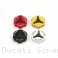 Carbon Inlay Rear Brake Fluid Tank Cap by Ducabike Ducati / Scrambler 1100 Sport / 2019