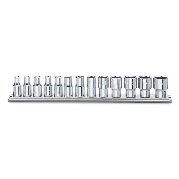900/SB13 Set of 6 point 1/4" drive Metric sockets by Beta Tools