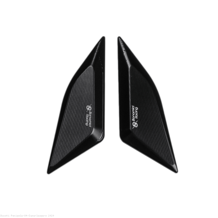 Billet Aluminum Mirror Block Off Plates by Bonamici Ducati / Panigale V4 Superleggera / 2020