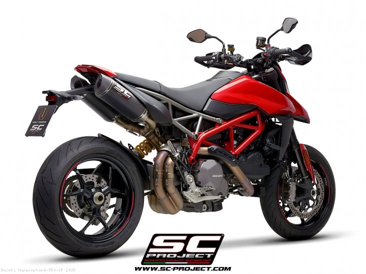 SC1-M Exhaust by SC-Project Ducati / Hypermotard 950 SP / 2025