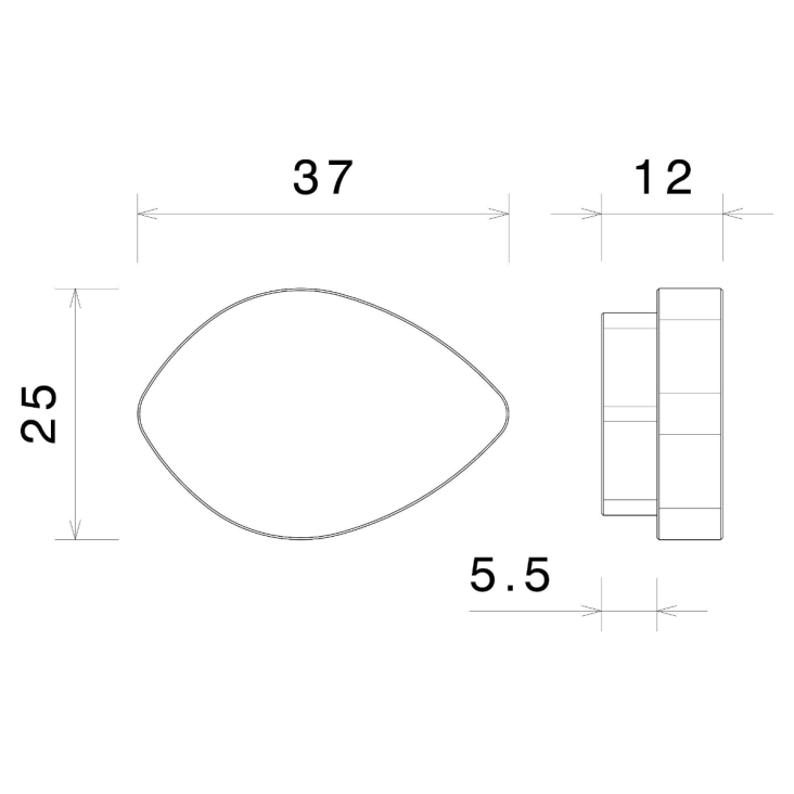 Rizoma Turn Signal Mounting Adapters