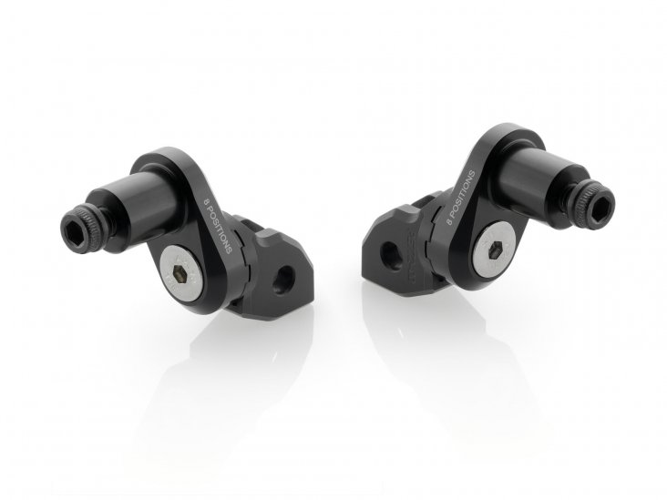 Eccentric Adjustable Footpeg Adapters by Rizoma