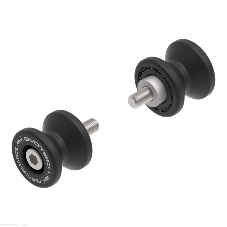 Paddock Stand Swingarm Spools by Evotech Performance Yamaha / YZF-R7 / 2022