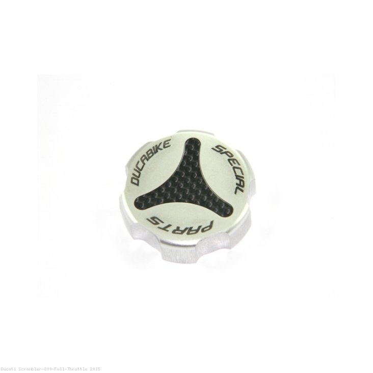 Carbon Inlay Rear Brake Fluid Tank Cap by Ducabike Ducati / Scrambler 800 Full Throttle / 2015