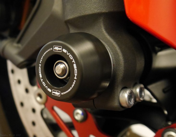Front Fork Axle Sliders by Evotech Performance Yamaha / MT-10 / 2017