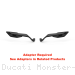 "STEALTH" Naked MAX Winglet Mirror Set by Rizoma Ducati / Monster 1200 / 2021