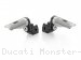 Eccentric Adjustable Footpeg Adapters by Rizoma Ducati / Monster 1200S / 2021