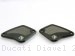 Brake and Clutch Fluid Tank Reservoir Caps by Ducabike Ducati / Diavel / 2015