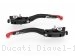 Adjustable Folding Brake and Clutch Lever Set by Ducabike Ducati / Diavel 1260 / 2019