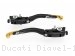 Adjustable Folding Brake and Clutch Lever Set by Ducabike Ducati / Diavel 1260 / 2019